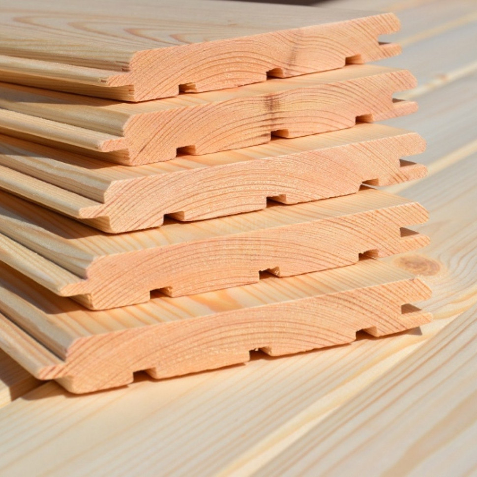 Имитация бруса из лиственницы 20х136х3000 - AB