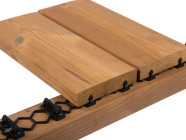 Палубная доска из термолиственницы 28х90х4000 - AB