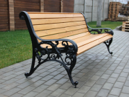 Скамья "Балет" со спинкой