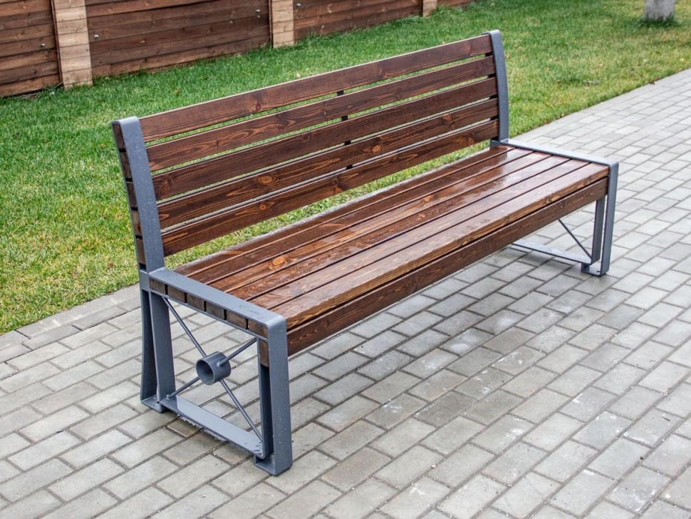 Скамья "Валентина" со спинкой