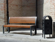 Скамья "Валентина" со спинкой