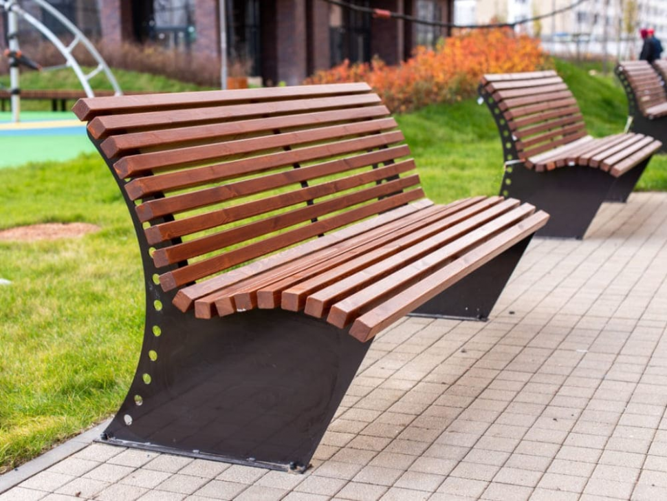 Скамья "Вена" со спинкой