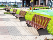 Скамья "Вена" со спинкой