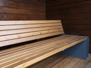 Скамья "Владивосток" со спинкой