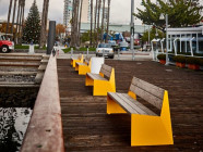 Скамья "Вулкан" со спинкой