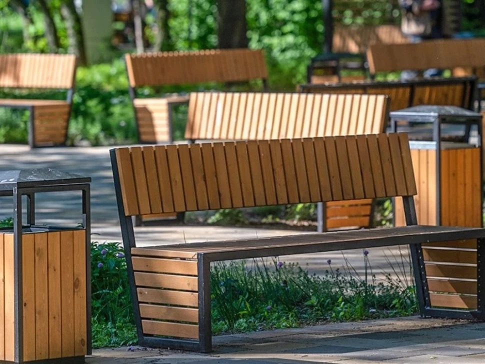 Скамья "Вижен" со спинкой