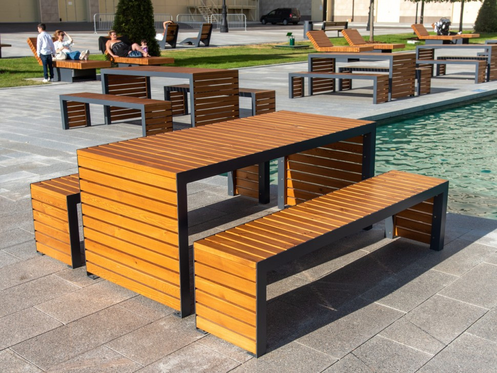 Стол уличный «Ладья» (Комплект)