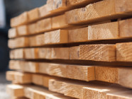 Доска строганная из лиственницы 45х120х4000 - AB